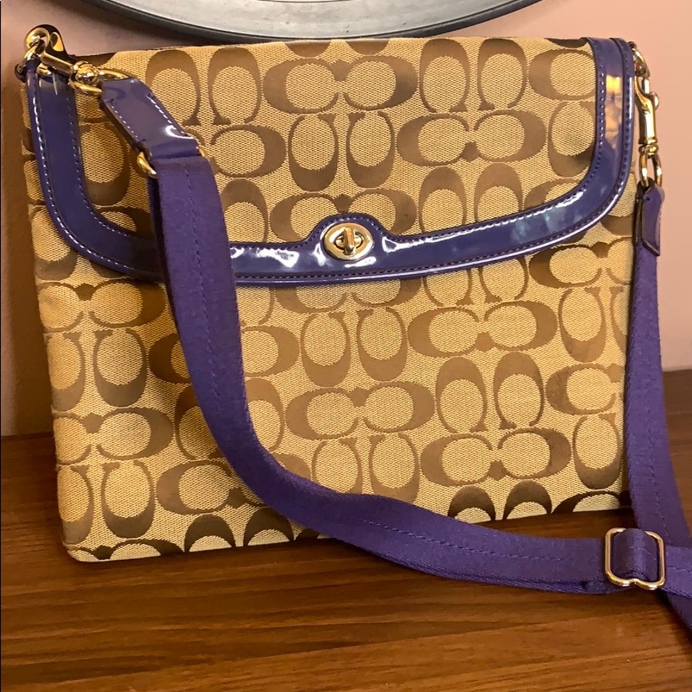 Coach iPad case bag